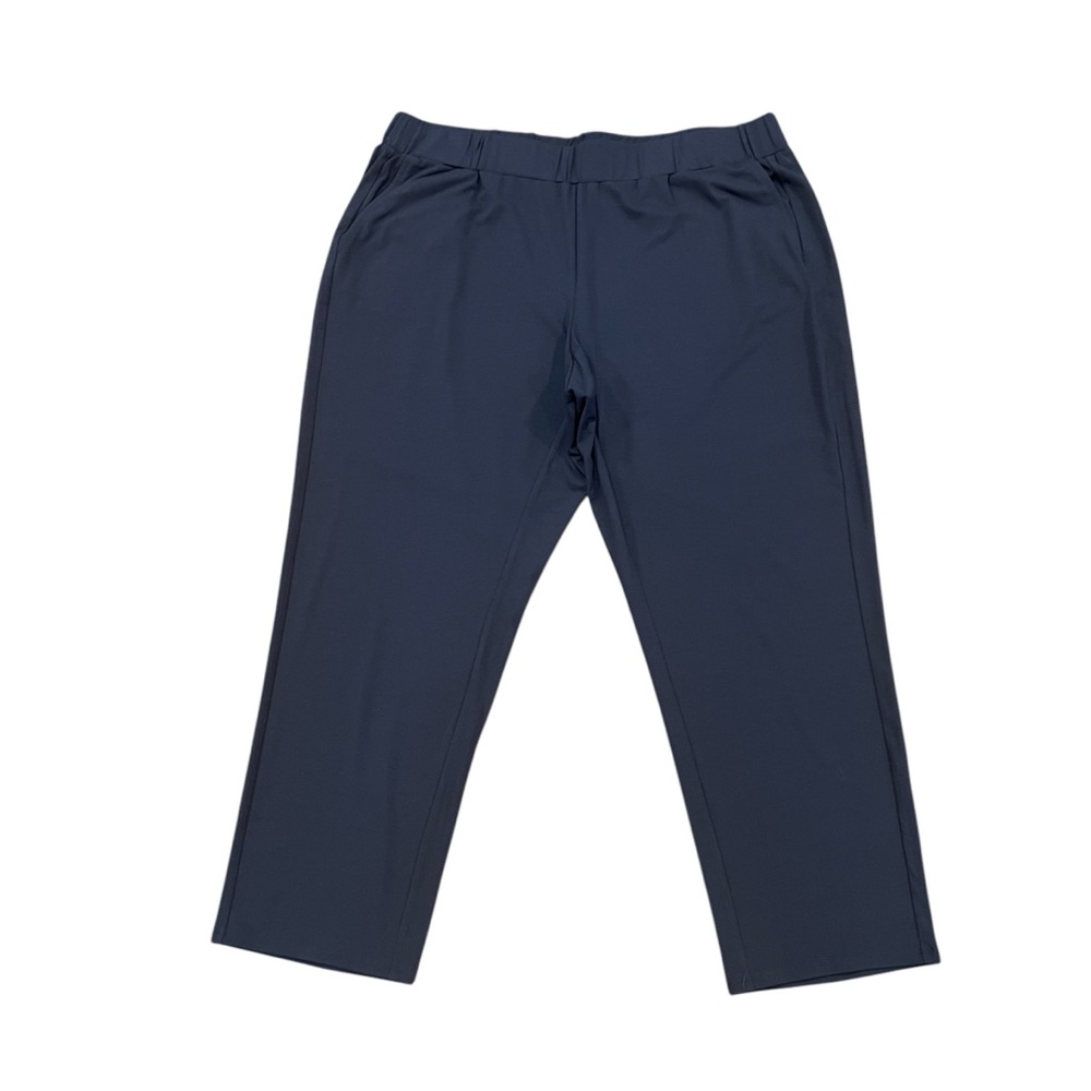NEW J.Jill Wearever Collection Women’s Relaxed Ankle‎ Pant Deep Blue 1X Stretch